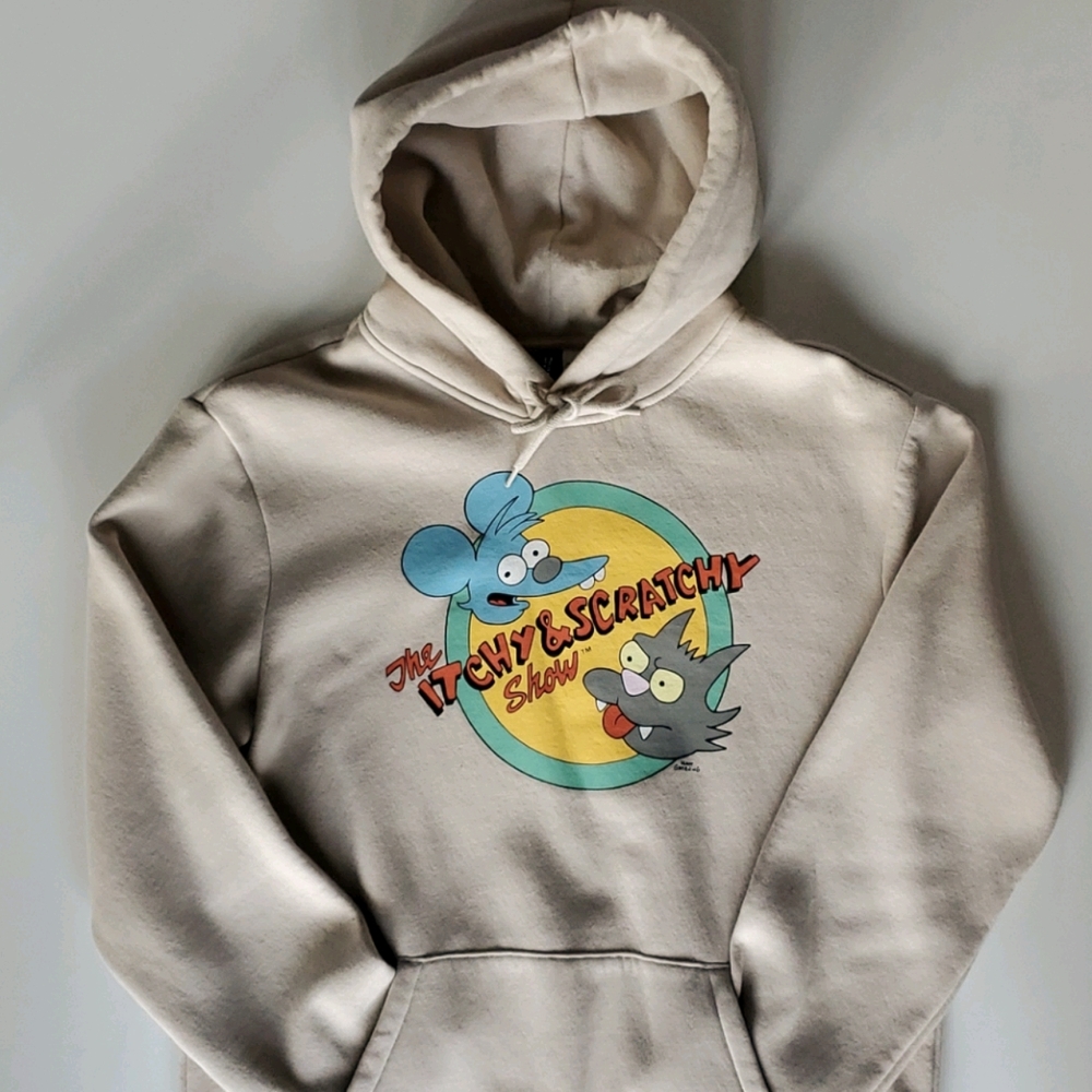 ITCHY & SCRATCHY Hoodie Sweatshirt